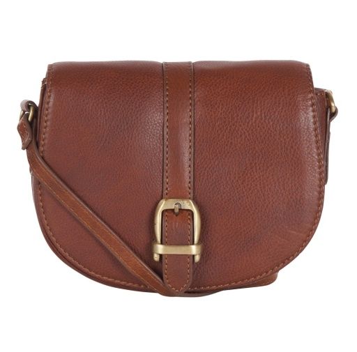 Barbour Women Laire Leather Saddle Bag |LBA0349BR11| Brown