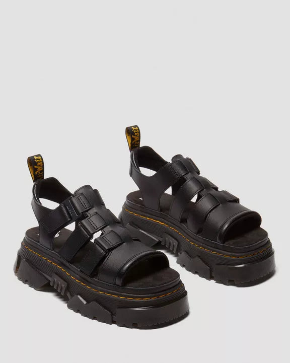 Dr. Martens Mattison 3 Strap Sandals Black