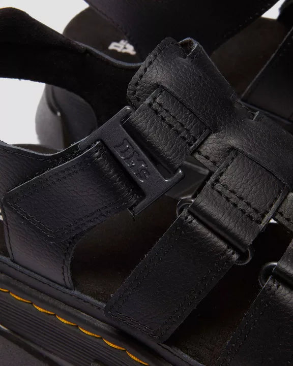 Dr. Martens Mattison 3 Strap Sandals Black
