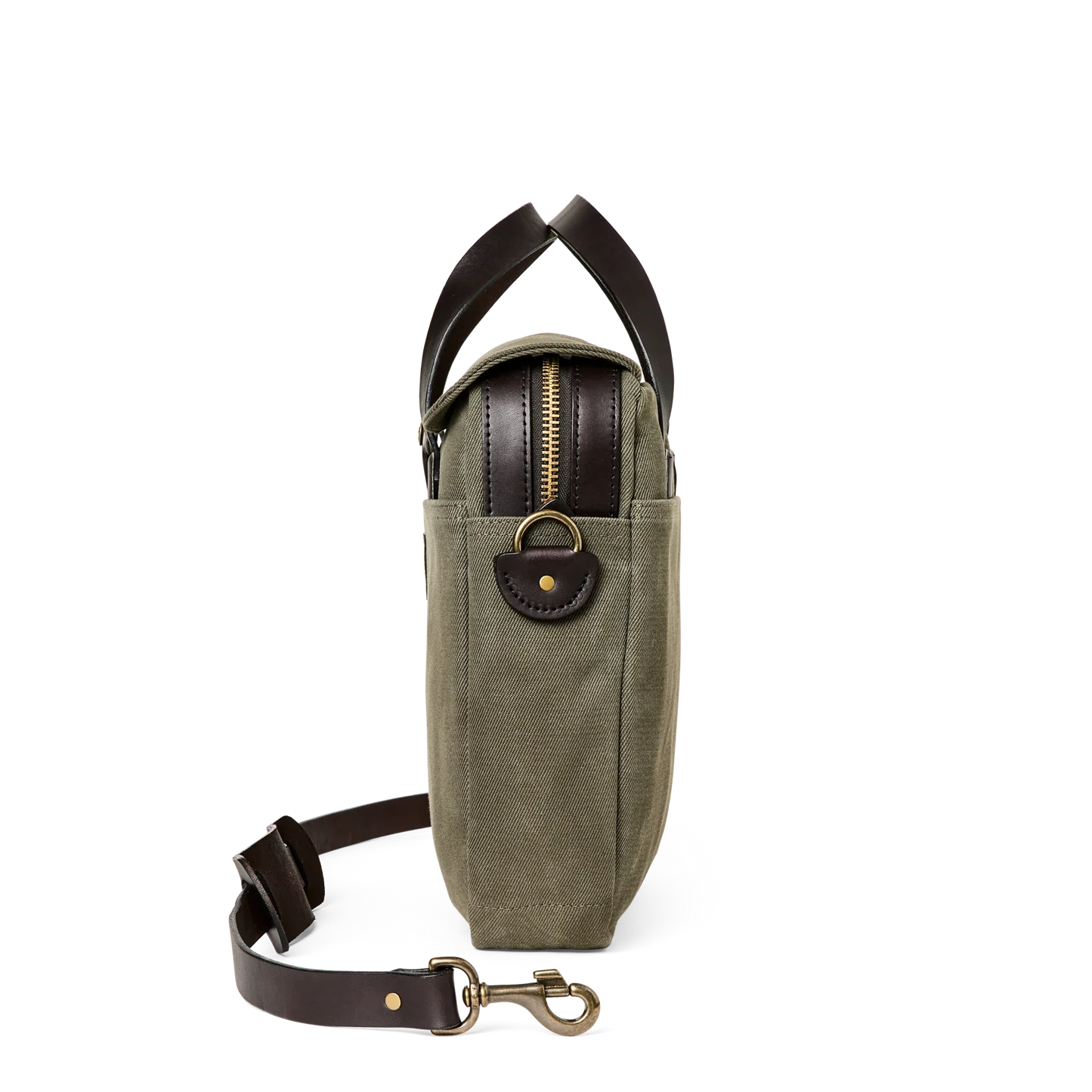 Filson Men Rugged Twill Original Briefcase |20195528| Otter Green 308