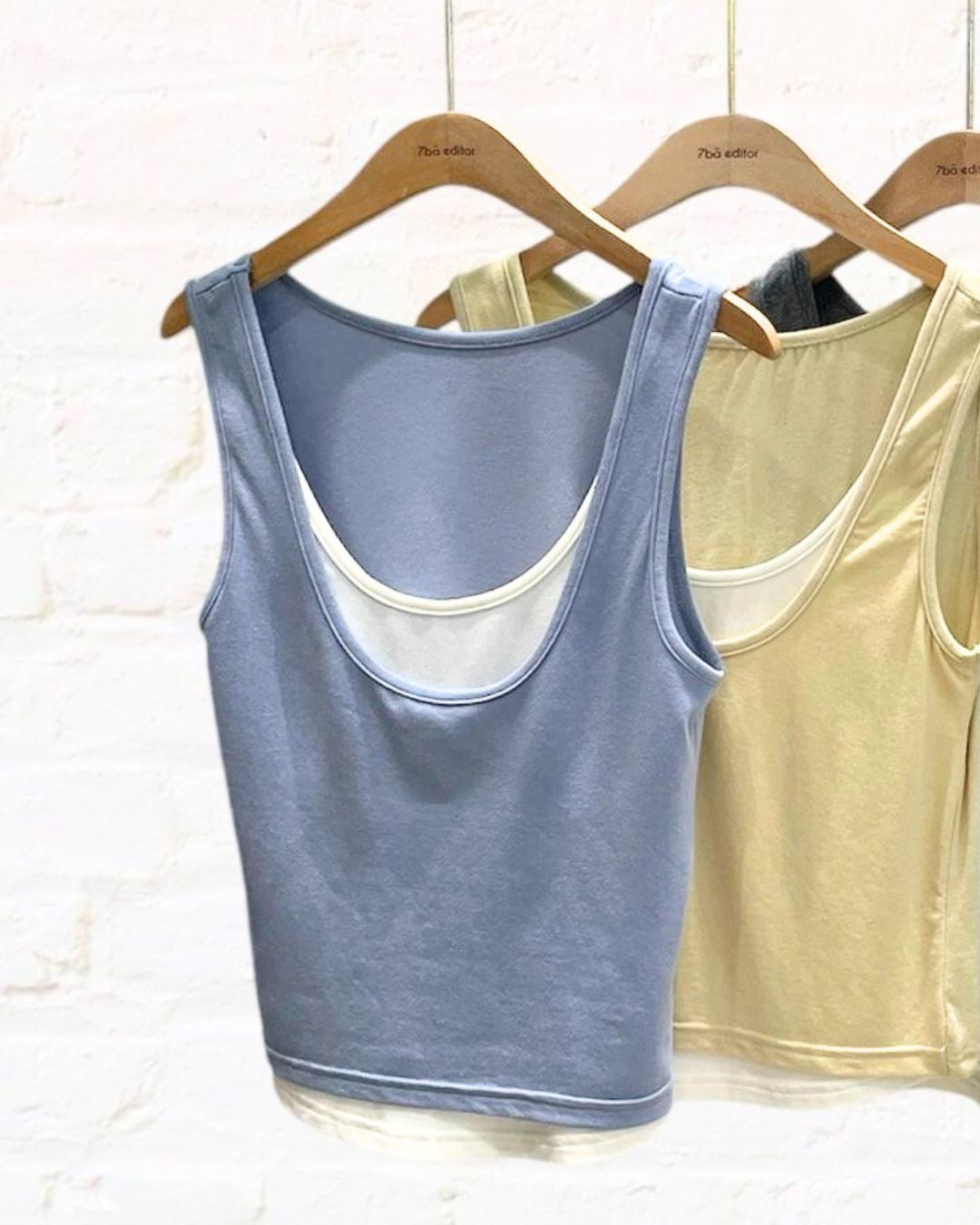 Cardigan & Tank Set Blue
