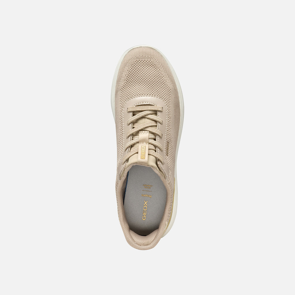 Geox spherica plus woman Light taupe Light gold