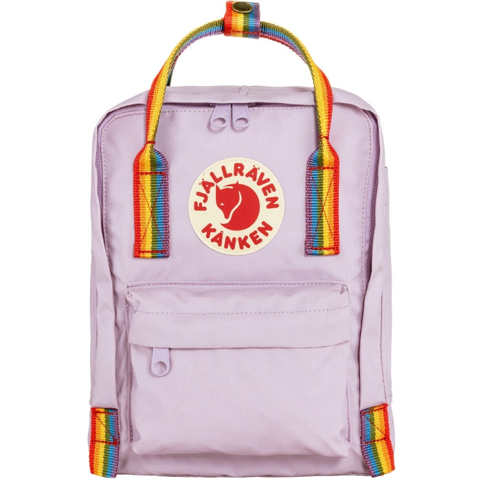 Fjallraven Kanken Rainbow Mini |F23621| Pastel Lavender R 457-907