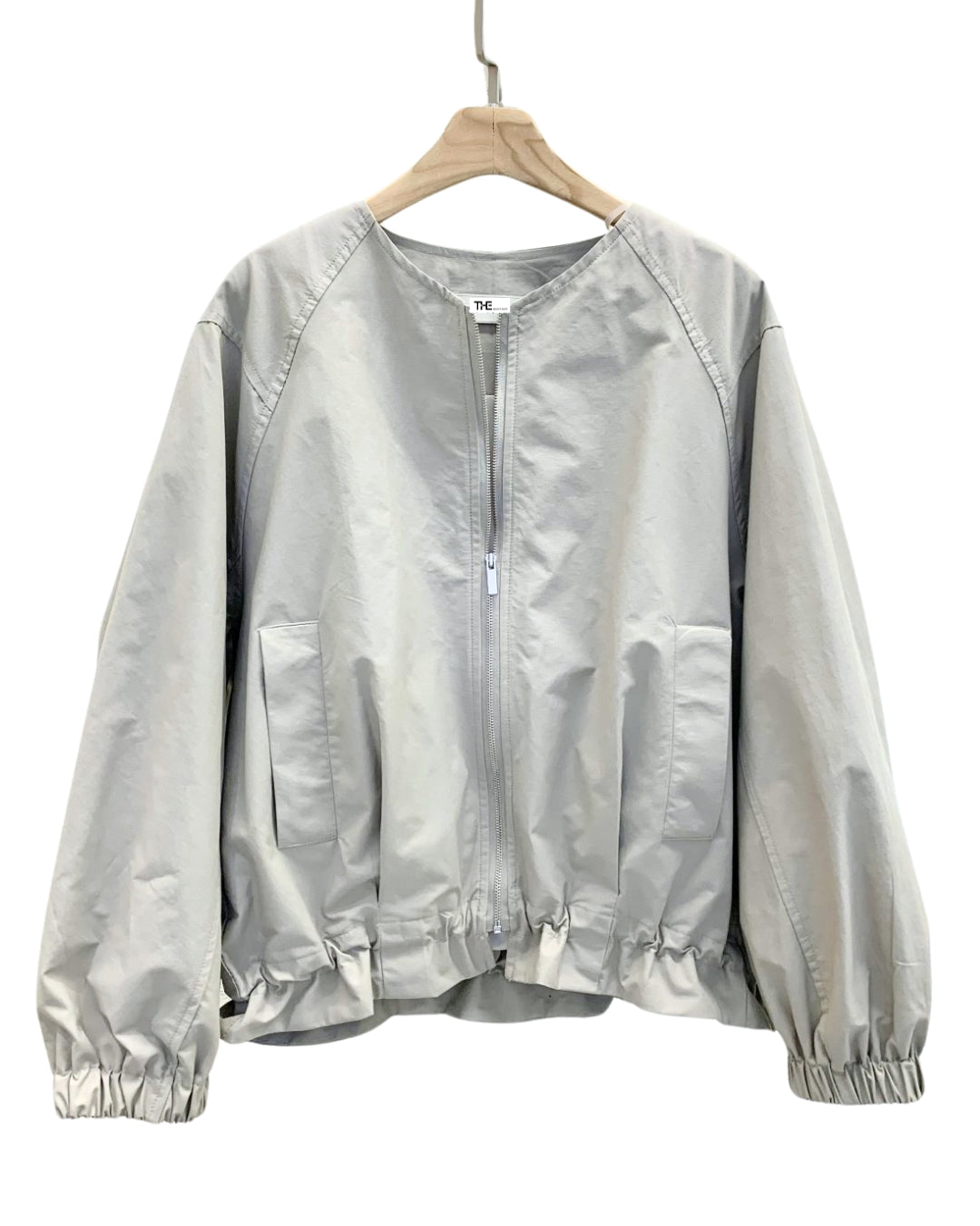 Zip-Up Bomber Jacket - Khaki