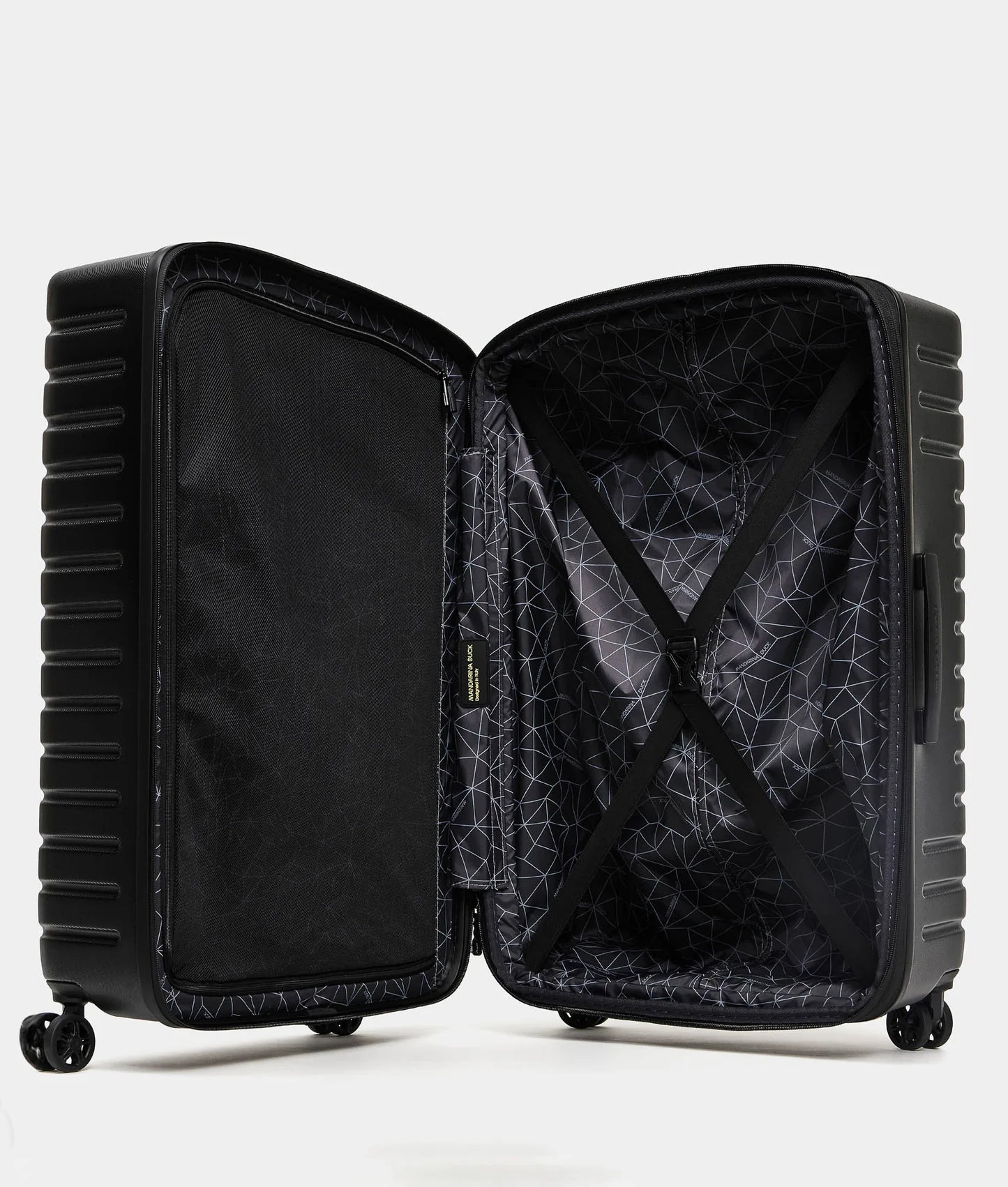 Mandarina Duck FLYDUCK Expandable Cabin Trolley |P10KNV02-651-TU| Black