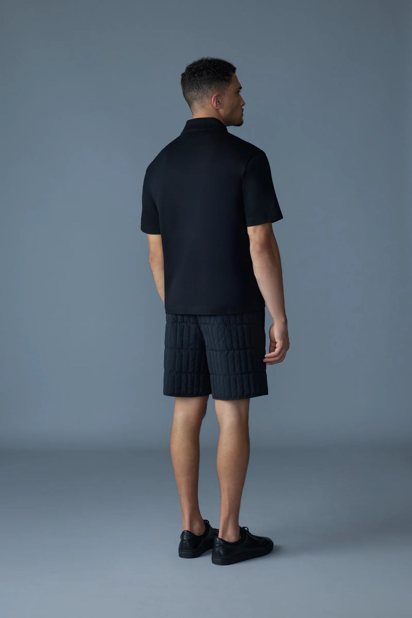Mackage Men MARCO Organic Cotton Polo Black