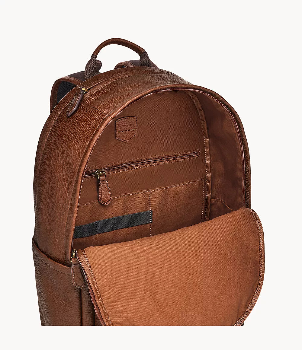Fossil Men Buckner Backpack |MBG9631210| Medium Brown