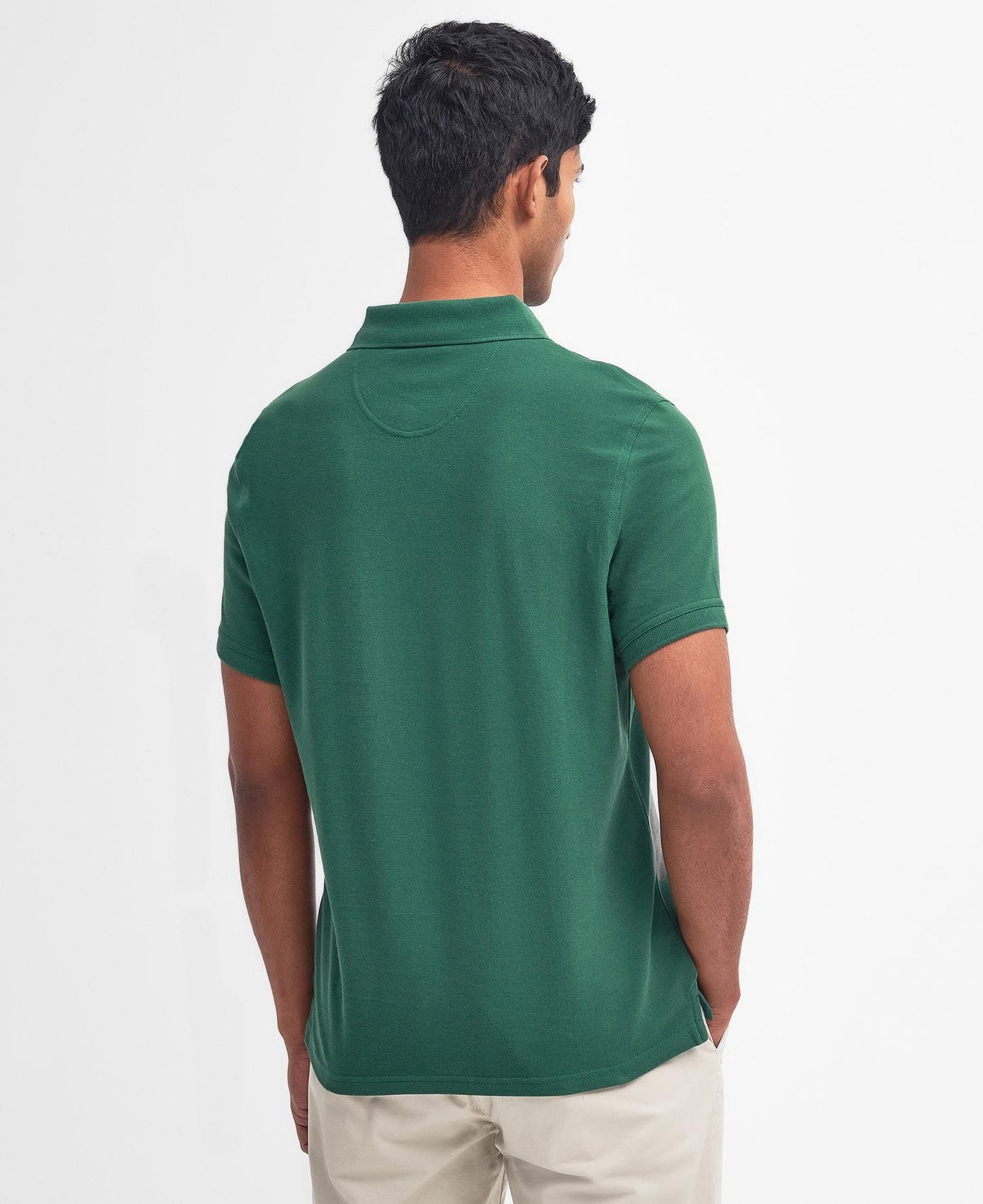 Barbour Men Lightweight Sports Polo Shirt |MML1367| Racing Green