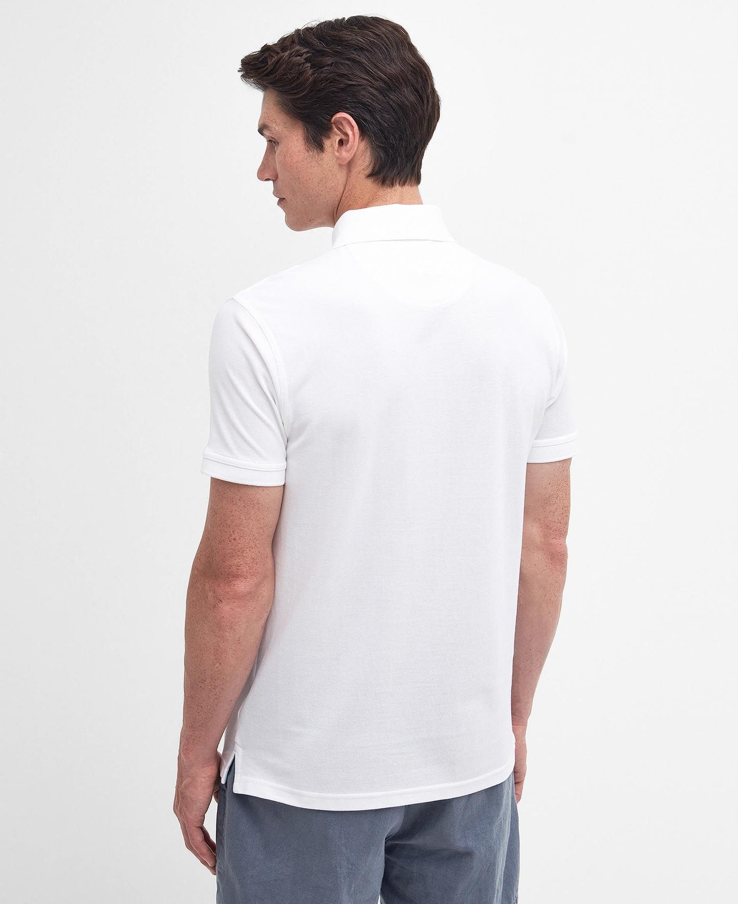 Barbour Men Lightweight Sports Polo Shirt |MML1367| White