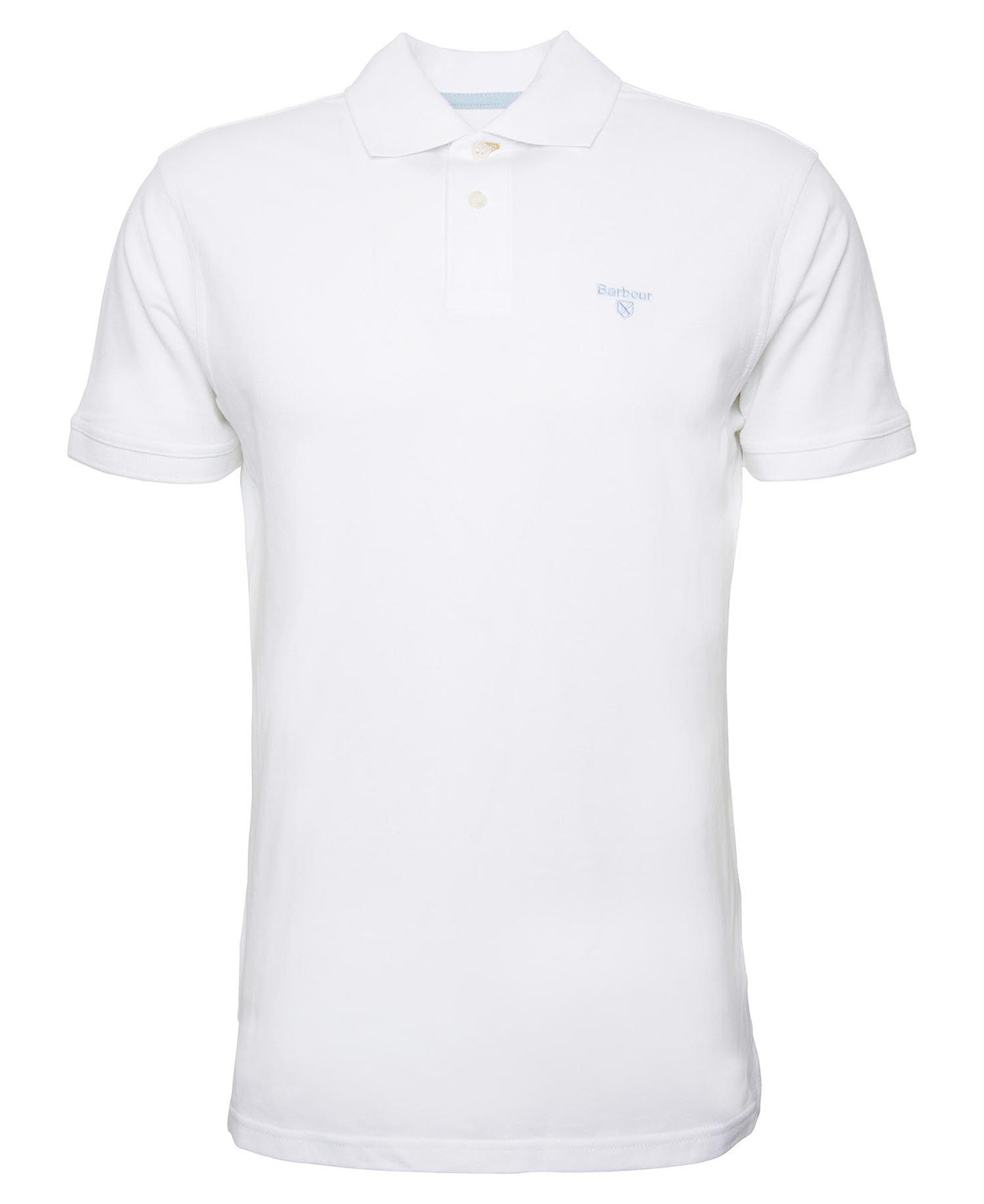 Barbour Men Lightweight Sports Polo Shirt |MML1367| White
