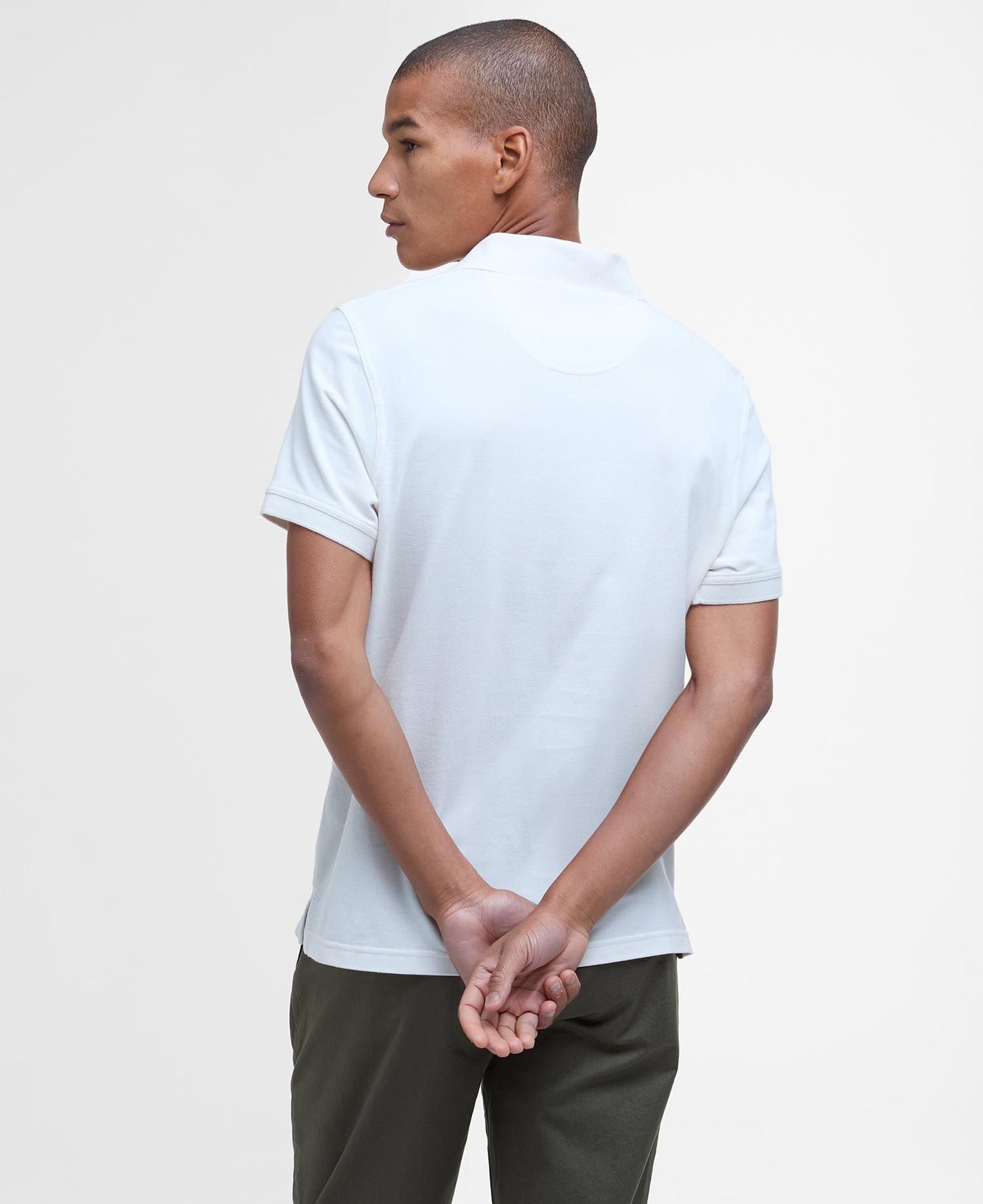 Barbour Men Lightweight Sports Polo Shirt |MML1367| Whisper White