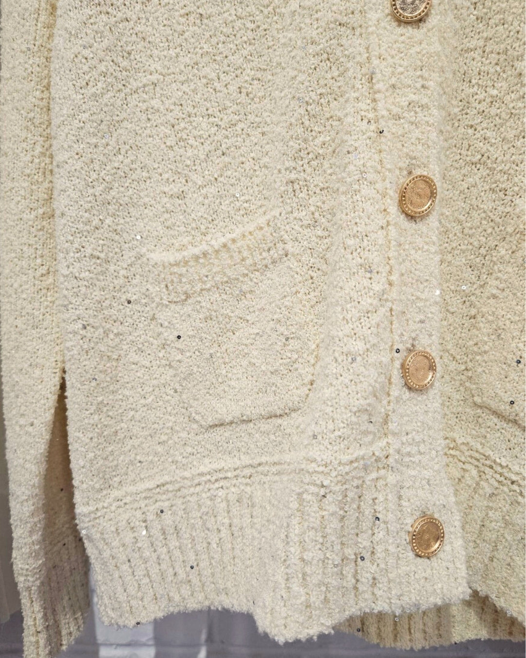 Shimmer Knit Cardigan