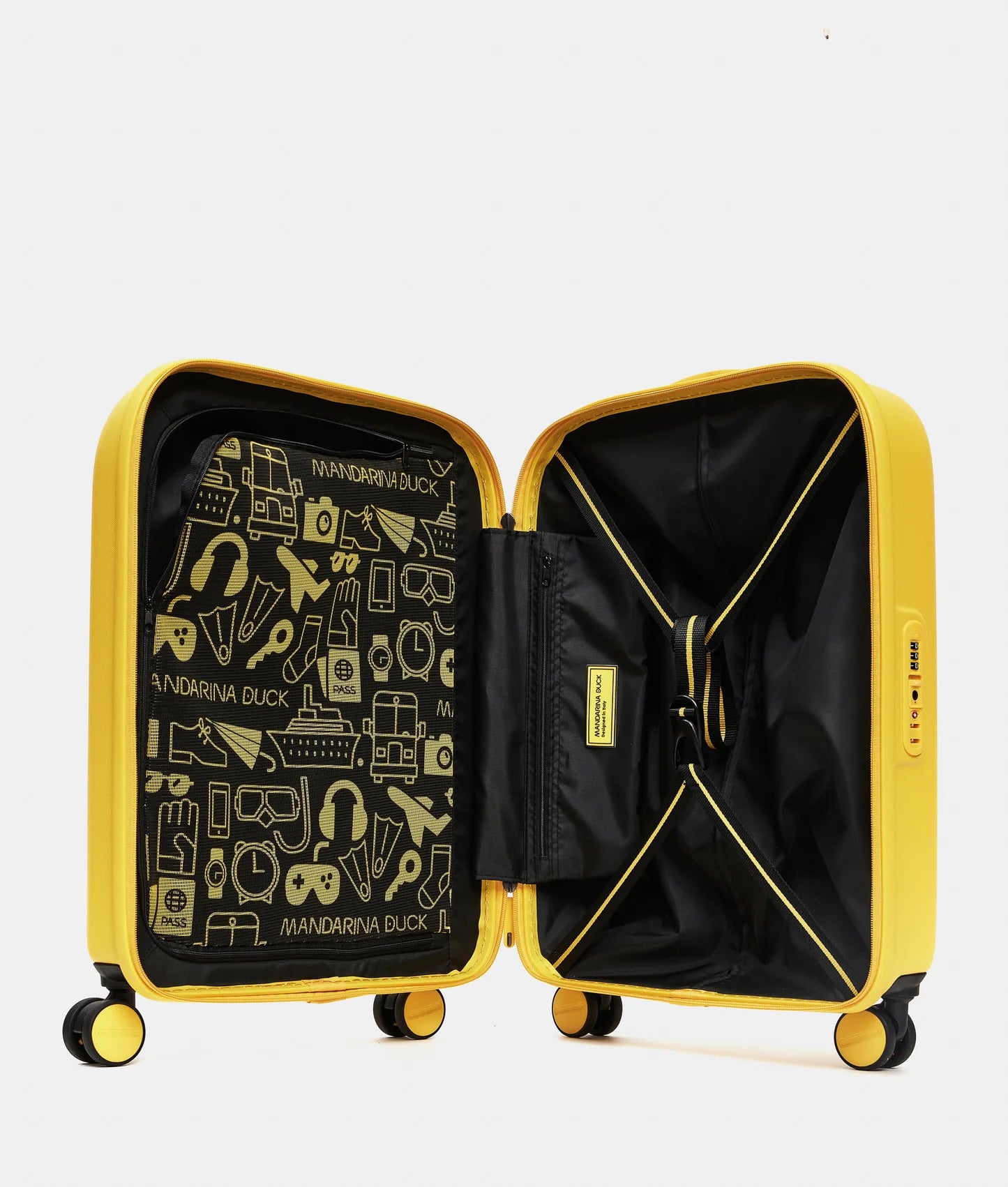 Mandarina Duck LOGODUCK Cabin Trolley |P10SZV54-05J-TU| Duck Yellow