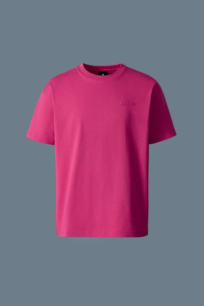 Mackage Men TEE-R Tee-shirt with Mackage silicone logo Azalea