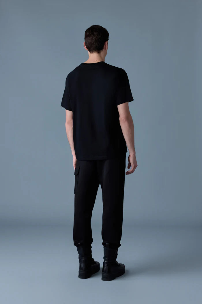 Mackage Men TEE-R Tee-shirt with Mackage silicone logo Black
