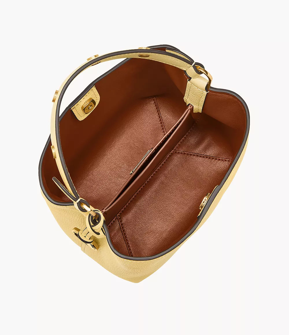 Fossil Women Jessie Leather Small Bucket Crossbody Bag |ZB11002746| Daze