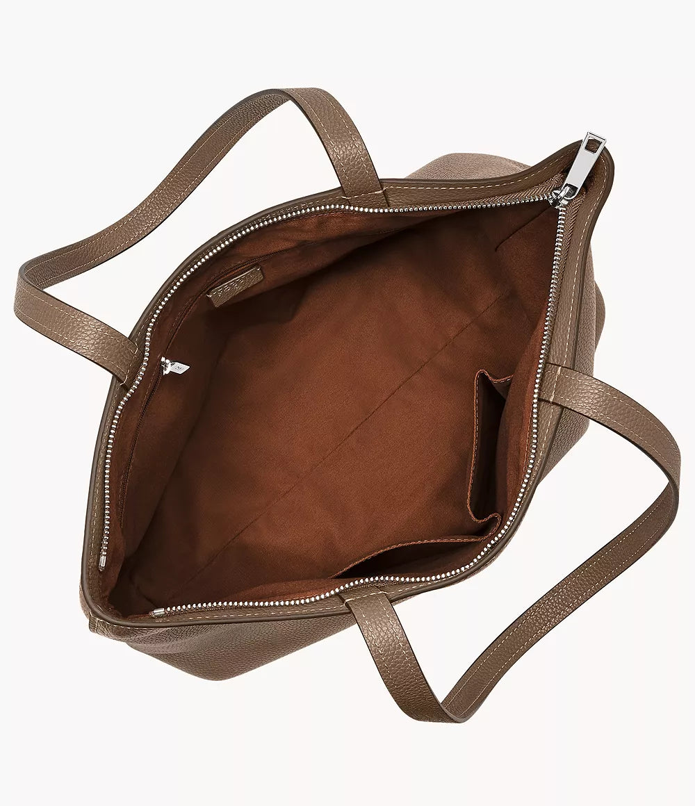 Fossil Women Jessie Top Zip Tote |ZB11105793| Smoke