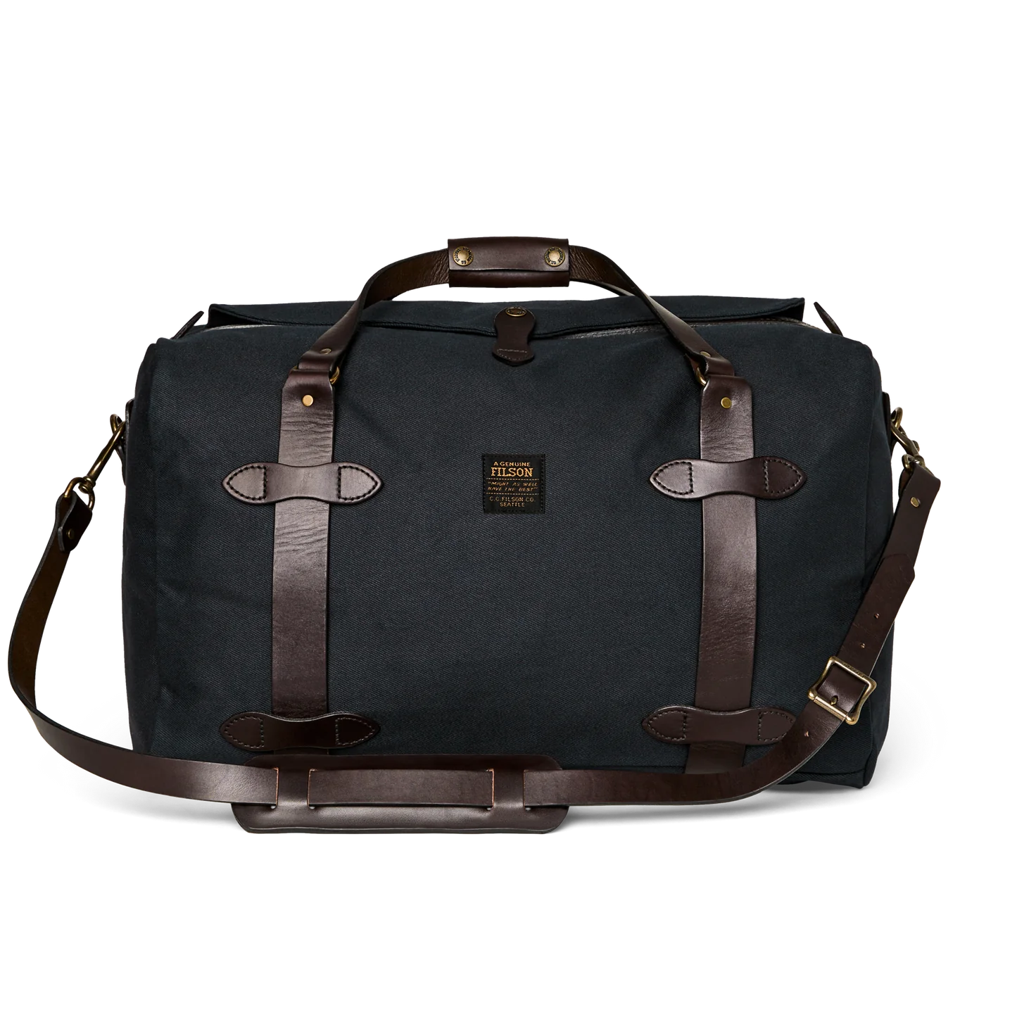 Filson Men Medium Rugged Twill Duffle Bag |20195531| Navy 410