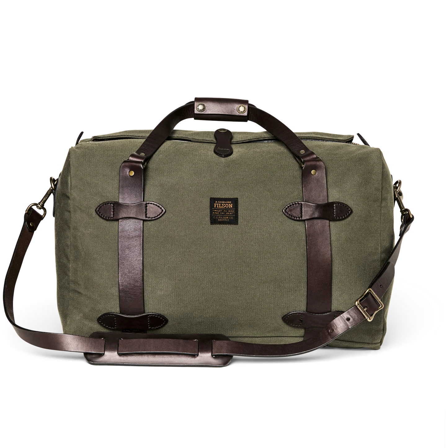 Filson Men Medium Rugged Twill Duffle Bag |20195531| Otter Green 308
