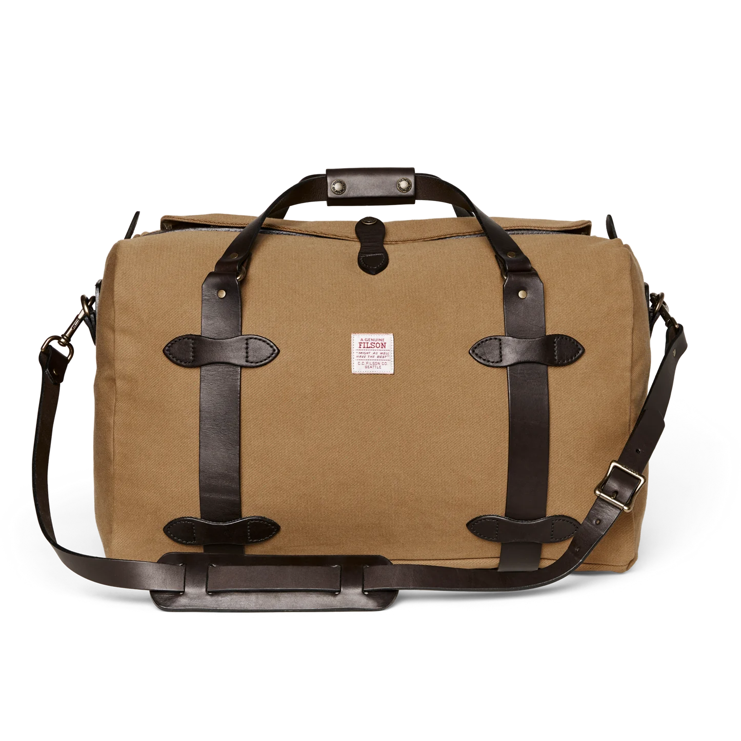 Filson Men Medium Rugged Twill Duffle Bag |20195531| Tan 260