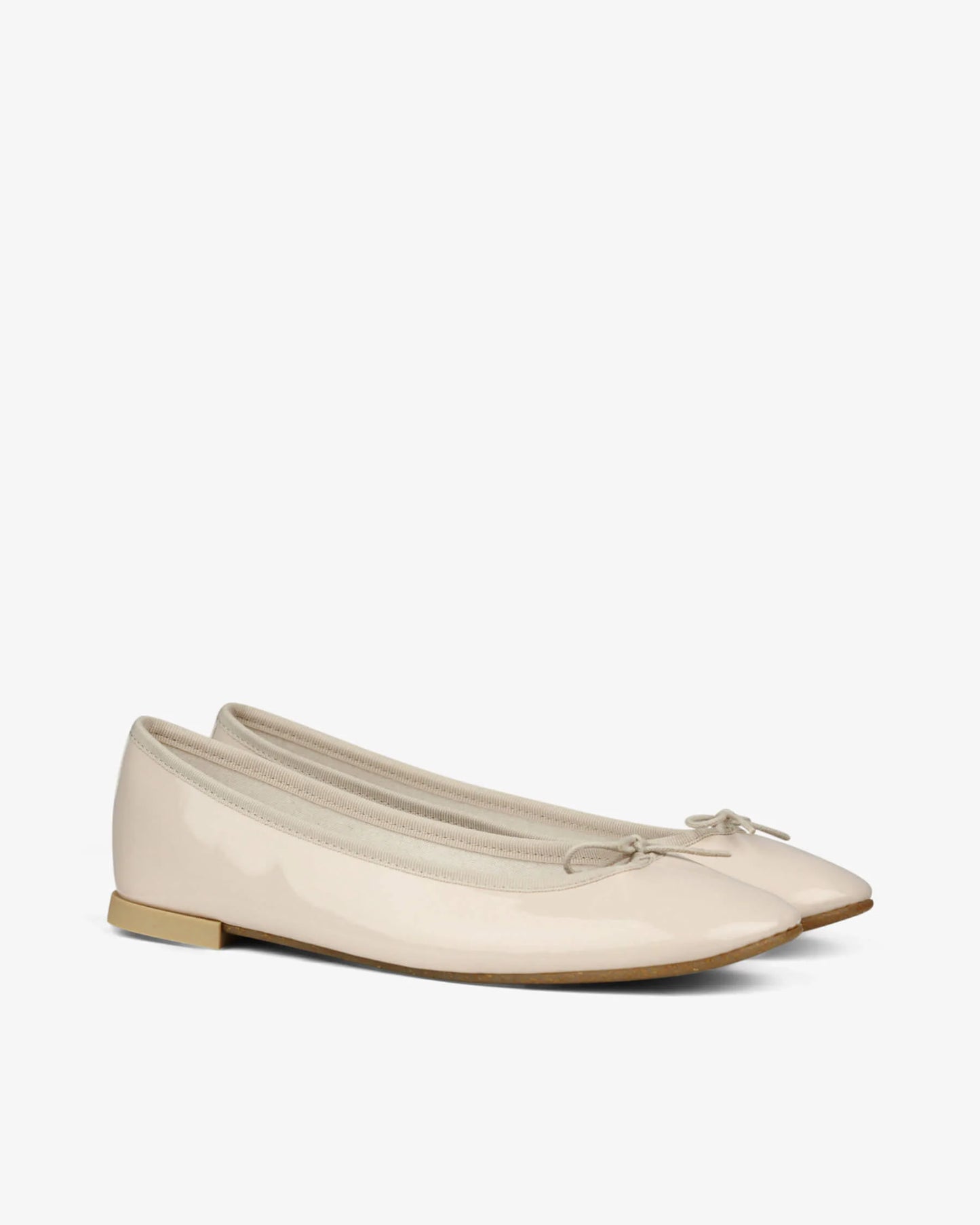 Repetto Cendrillon rubber sole ballet flats Swan beige