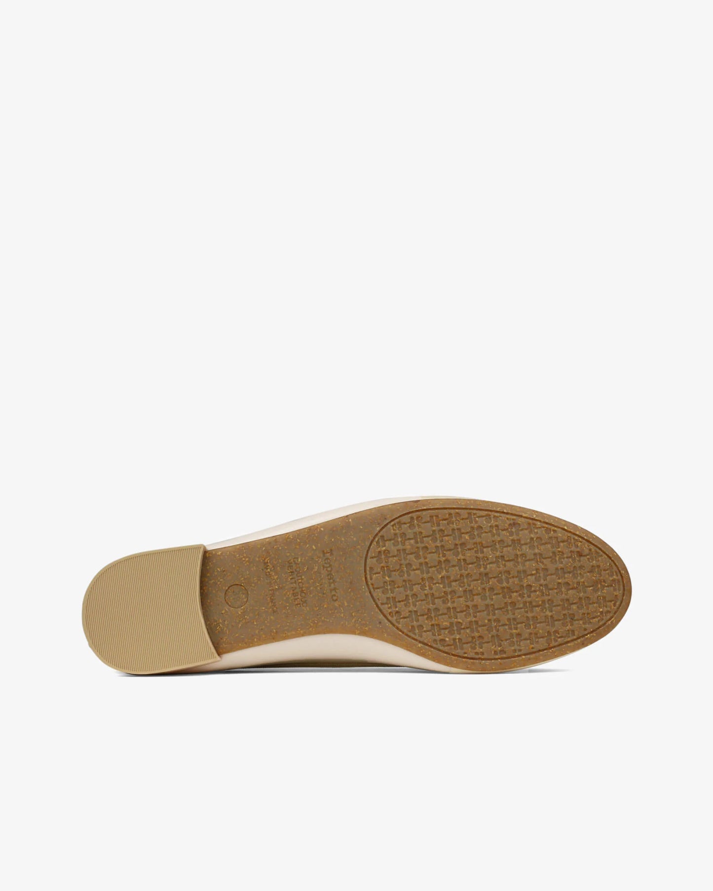 Repetto Cendrillon rubber sole ballet flats Swan beige