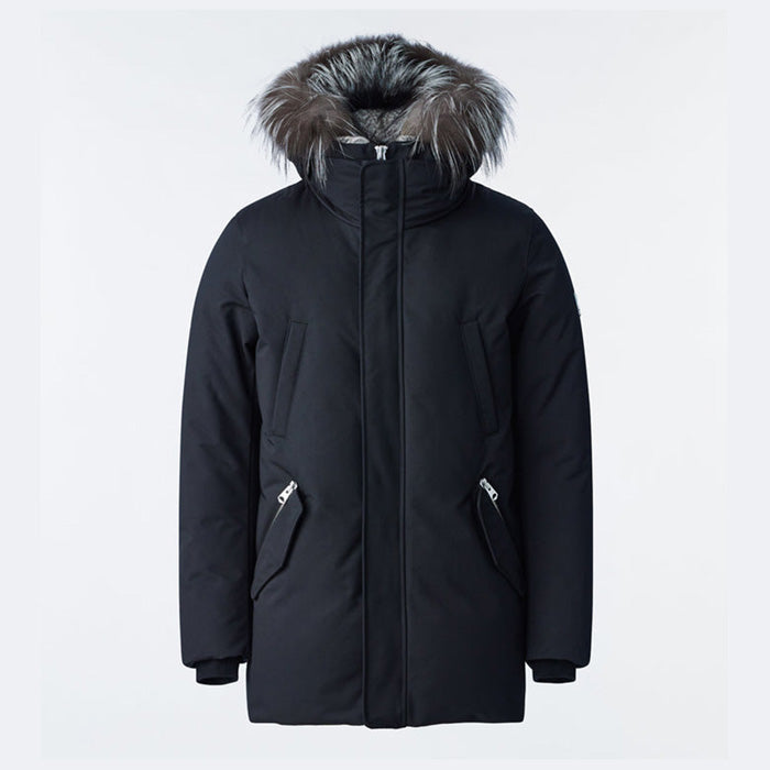 Mackage Men EDWARD X Down Parka With Silver Fox Fur