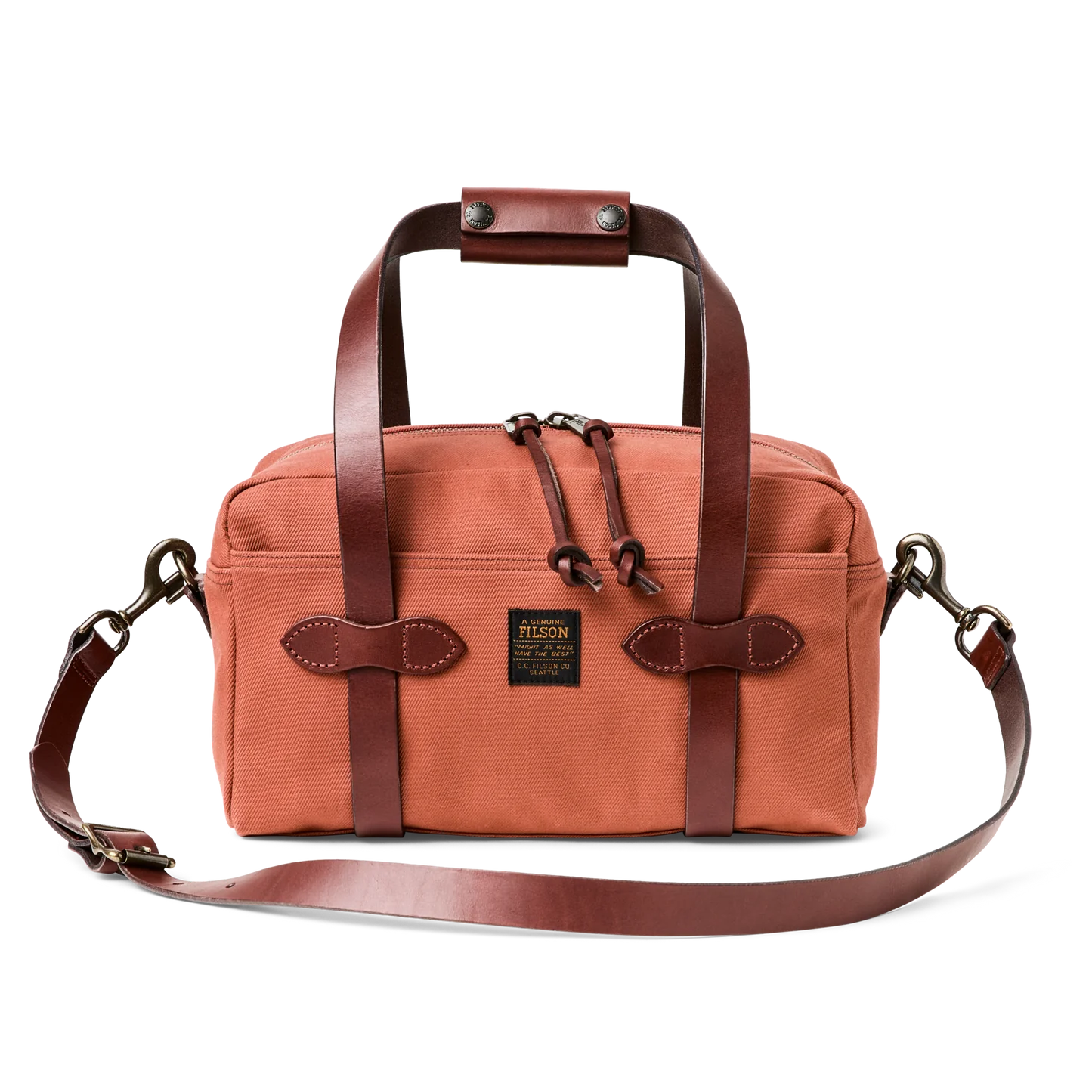 Filson Men Rugged Twill Xs Compact Duffle Bag |20295287| Light Rust 631
