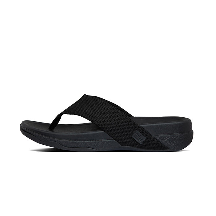 Fitflop Men Surfer Toe Post Sandals |AQ3-001| Black