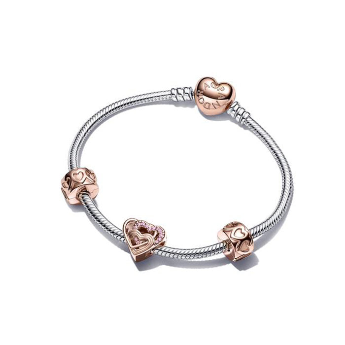 Pandora Intertwined Love Hearts Bracelet Gift Set |B801628-19|