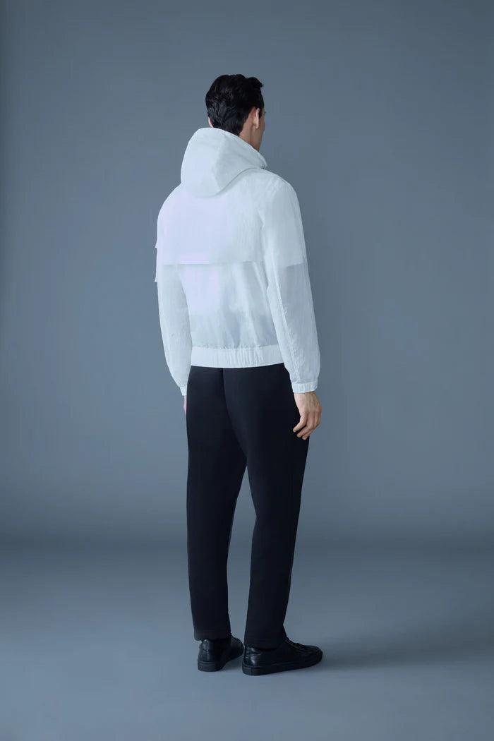 Mackage Men  GARRETT Ristop Stand Collar Jacket White