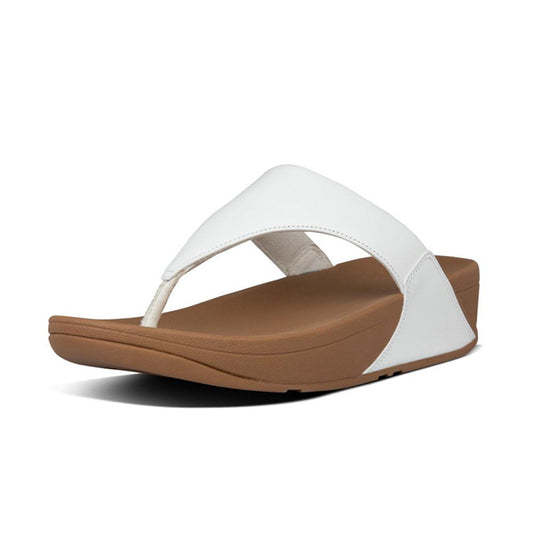 Fitflop Womens Lulu Leather Toepost |I88-024| White