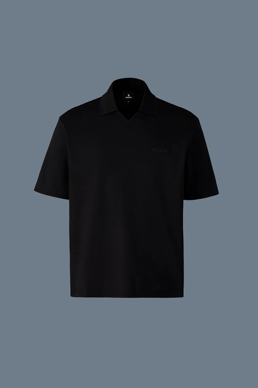 Mackage Men MARCO Organic Cotton Polo Leaf Green