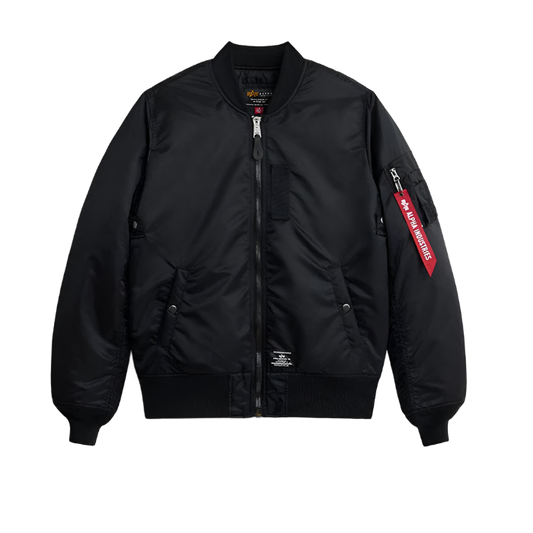 Alpha Industries Men Ma-1 Mod Bomber Jacket |MJM53504C1| Black