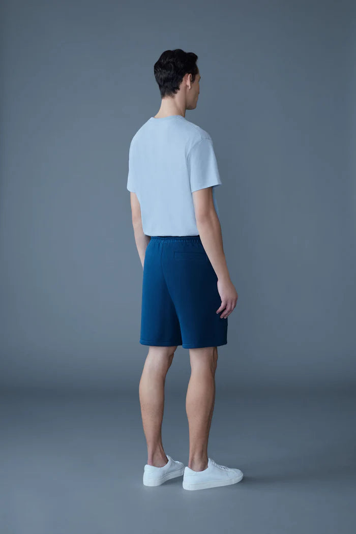 Mackage Men TEE-R Tee-shirt with Mackage silicone logo Fog Blue
