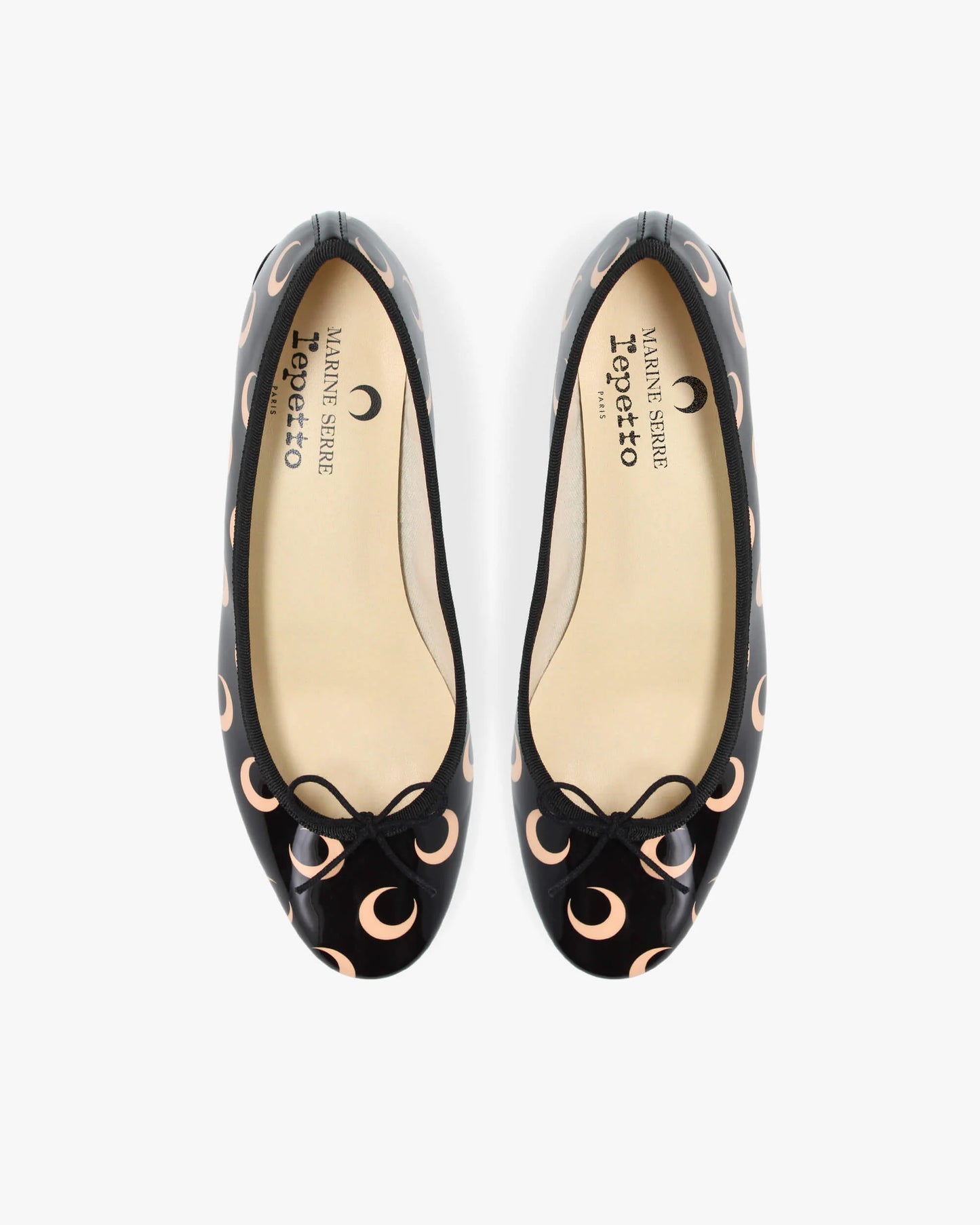 Repetto Camille Repetto x Marine Serre Ballet Flats Black