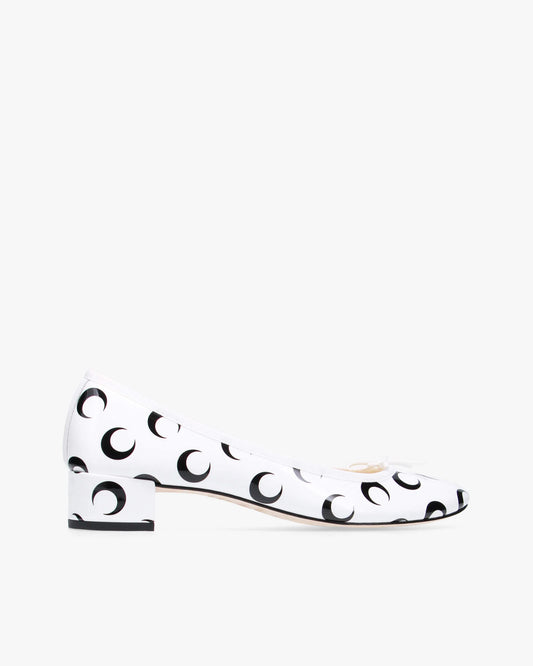 Repetto Camille Repetto x Marine Serre Ballet Flats Black and white
