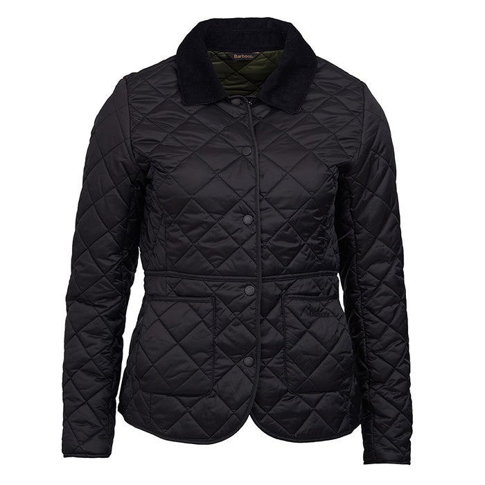 Barbour Women Deveron Quilted Jacket |LQU1012BK91| Black BK91