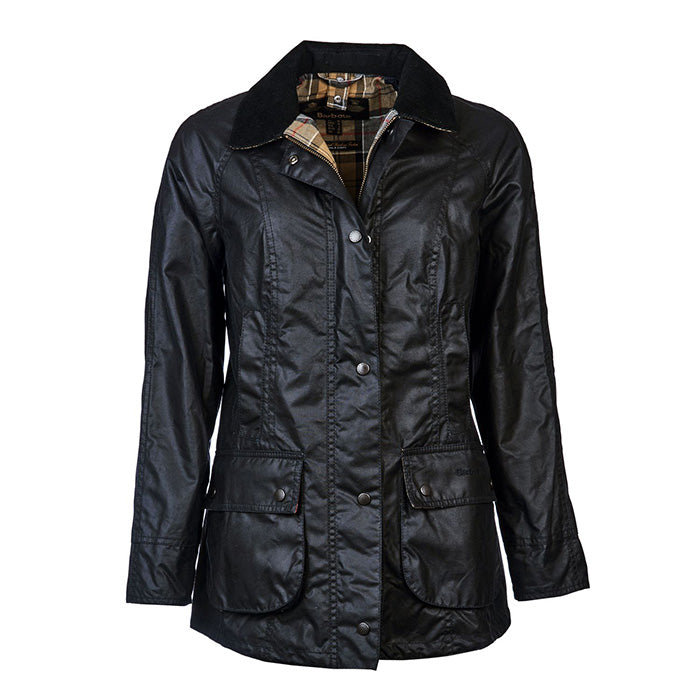 Barbour Women Beadnell Wax Jacket |LWX0667NY91| Navy NY91