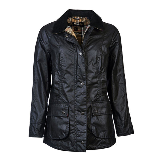 Barbour Women Beadnell Wax Jacket |LWX0667NY91| Navy NY91