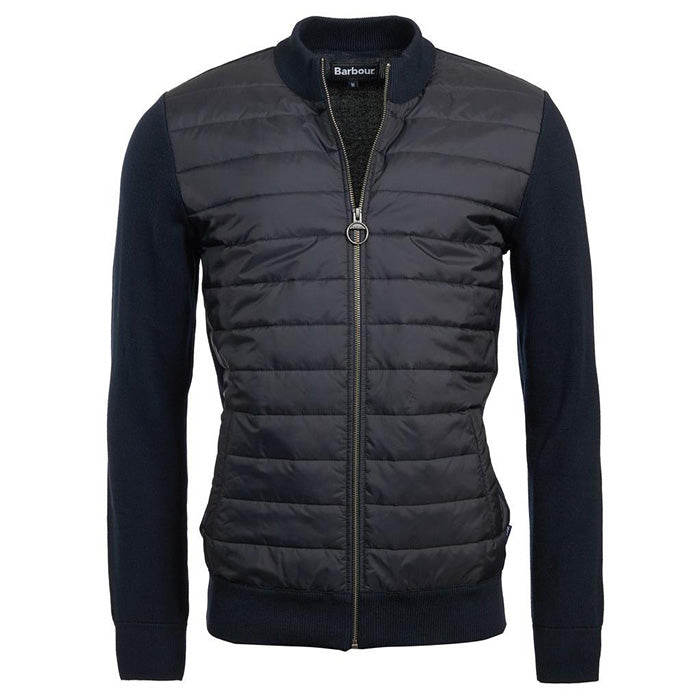 Barbour Men Carn Baffle Zip Through |MKN1104NY91| Navy NY91