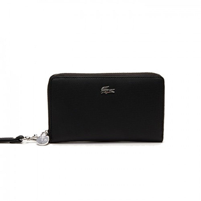 Lacoste Women Daily Classic XL Wristlet Zip |NF2779DC| Black 000