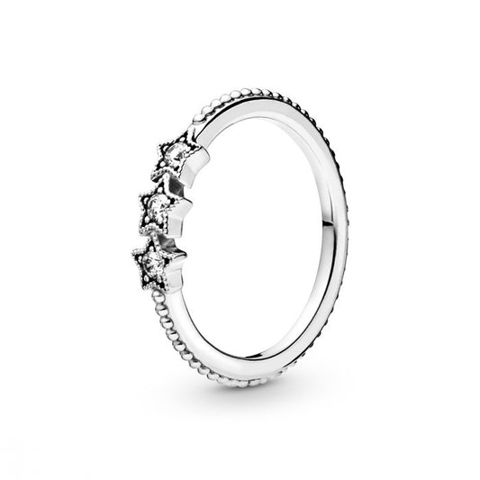 Pandora Stars Sterling Silver Ring With Clear Cubic Zirconia |198492C01|