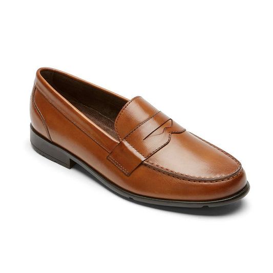 Rockport Men Keaton Penny Loafer |CI8840| Cognac W