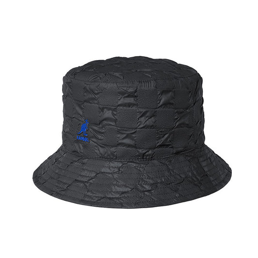 Kangol Pucker Check Bucket |K5303| Black BK001