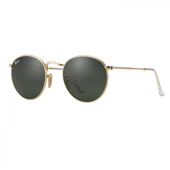 Ray Ban Round Metal Gold Green Classic G 15 |RB3447-001-50| 805289439899