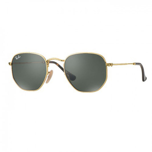 Ray Ban Hexagonal Flat Lenses Gold Green Classic G 15 |RB3548N-001-51| 8053672611649